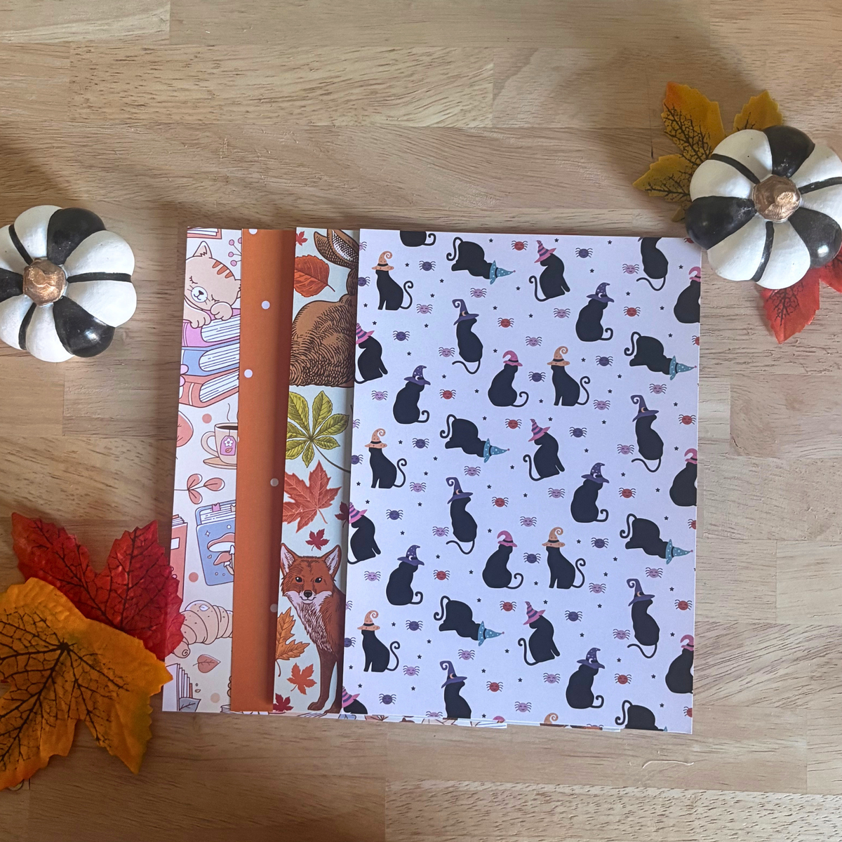 Lot de 40 fonds pour le scrapbooking - Automne en douceur