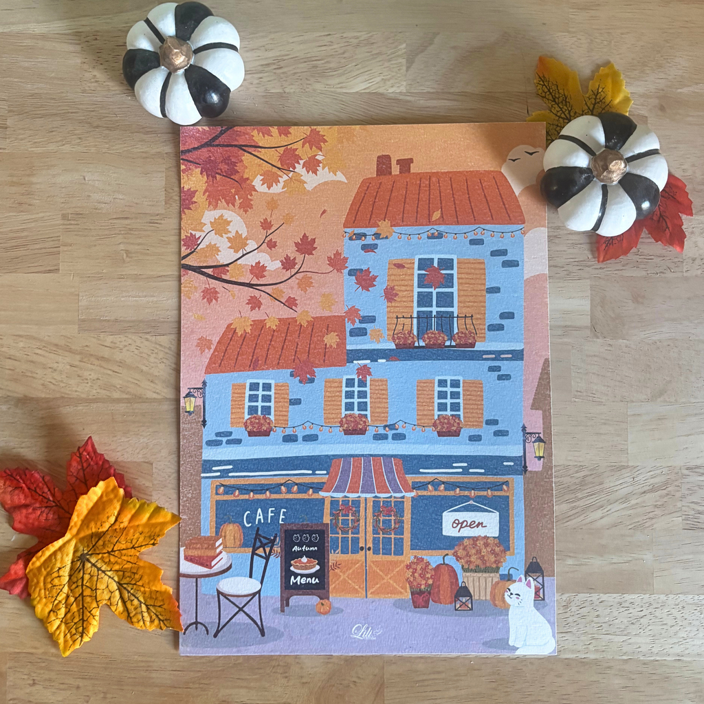 Print Coffee Shop d'automne - Automne en douceur