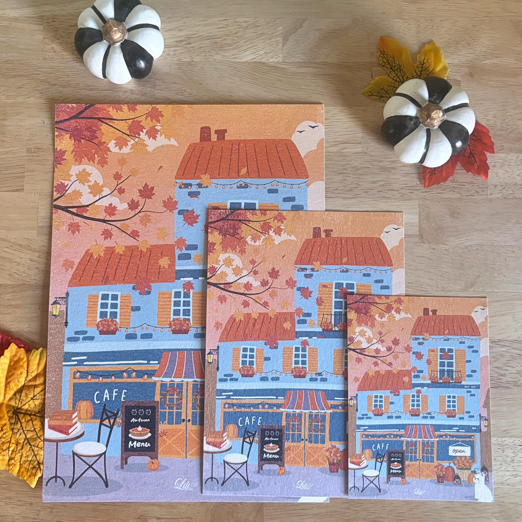 Print Coffee Shop d'automne - Automne en douceur