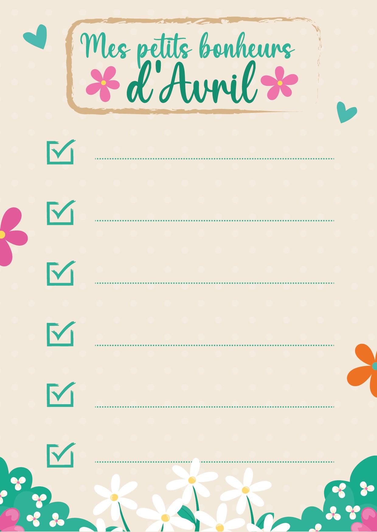 Pack scrapbooking Avril en couleurs - Papeterie créative et printanière