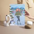 Carnet Sérénité givrée - Carnet illustré A5 doux et apaisant