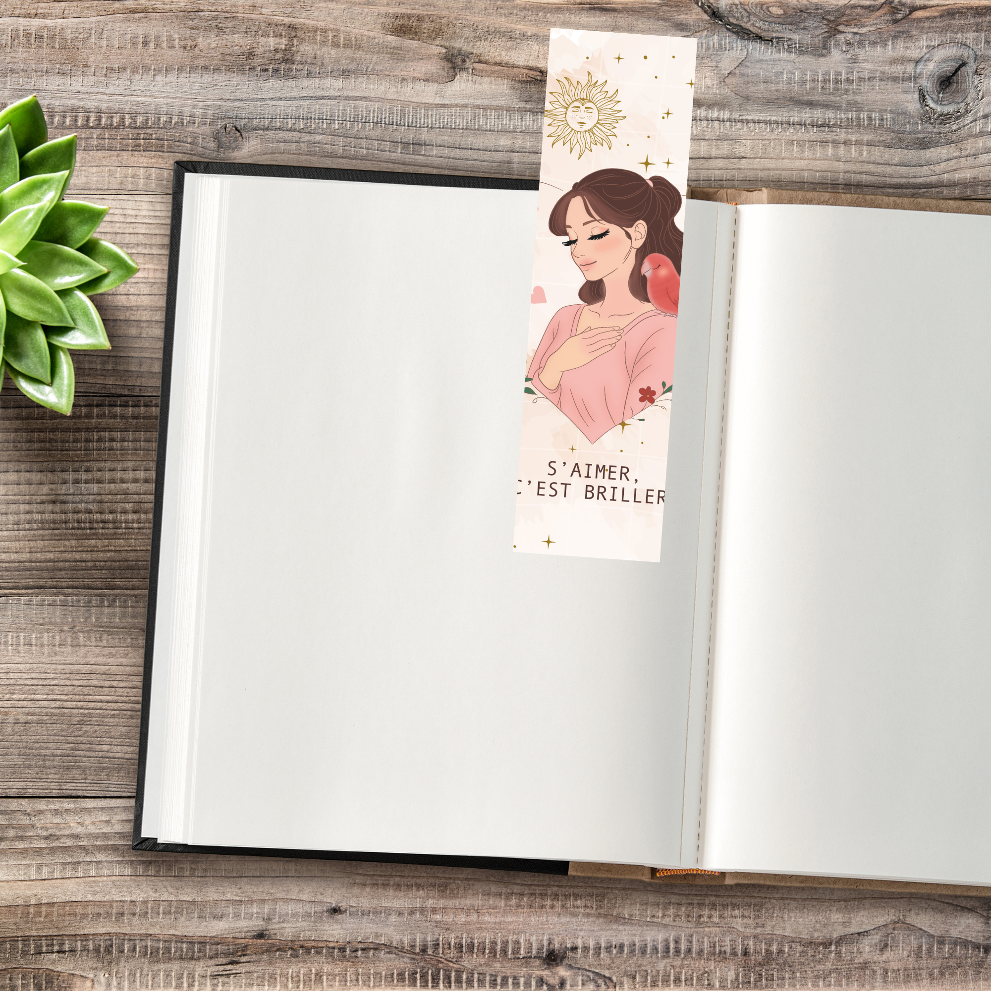 Marque-page Self Love - Illustration bien-être et positive