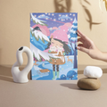 Carnet Balade d'hiver - Carnet illustré A5 doux et apaisant