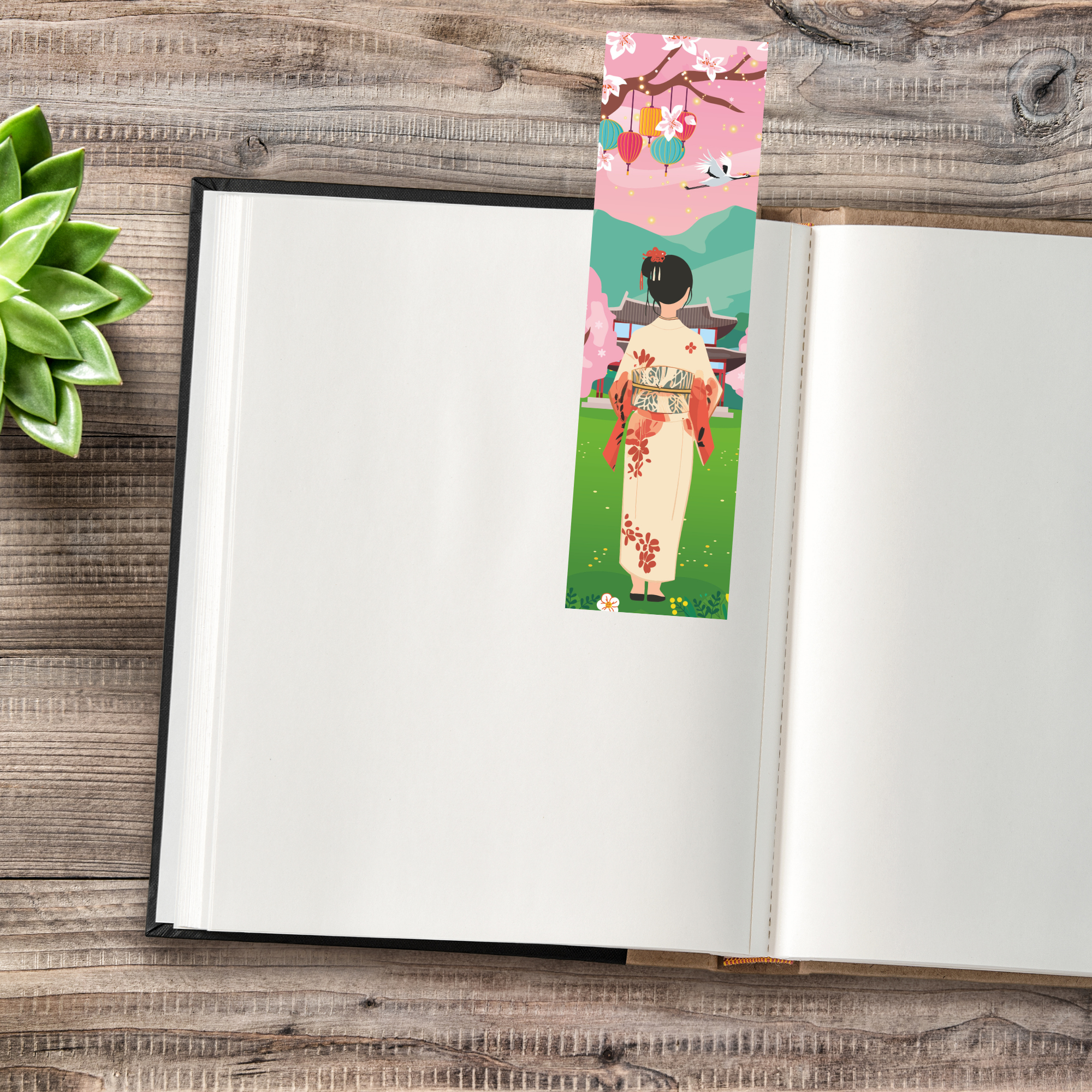 Marque-page Blossom Dream - Illustration florale et poétique