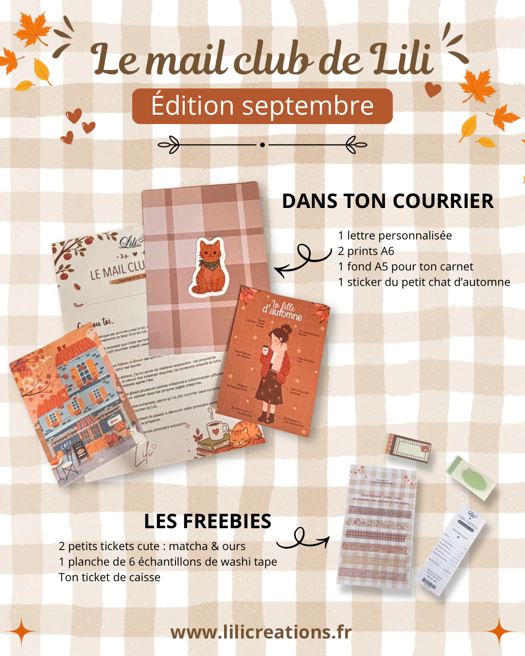 Le Mail Club de Lili - Édition Septembre