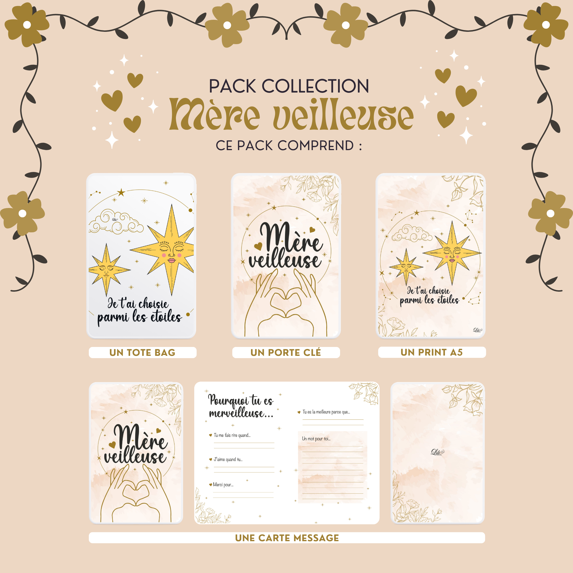 Pack Mère Veilleuse - Coffret cadeau fête des mères