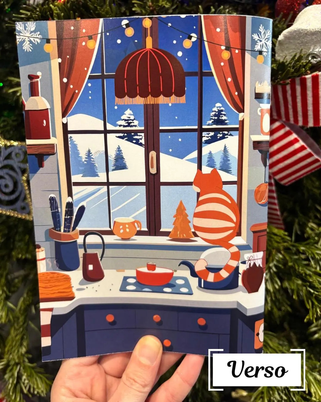 Carnet Après-midi d'hiver - Carnet illustré A5 cosy et réconfortante