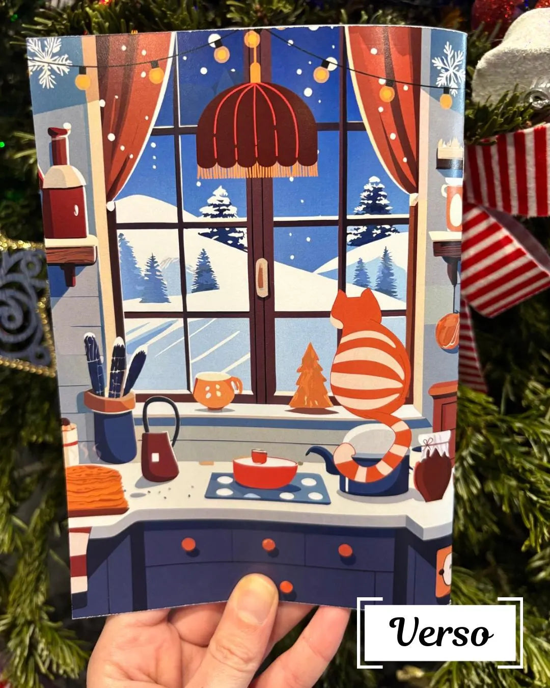Carnet Après-midi d'hiver - Carnet illustré A5 cosy et réconfortante
