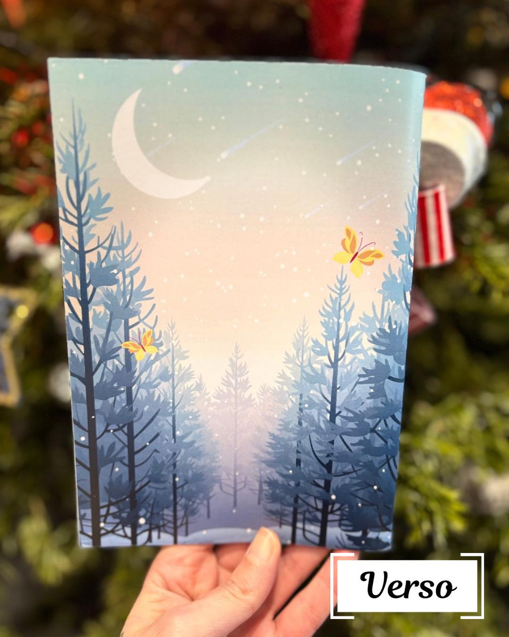 Carnet Pause au clair de lune - Carnet illustré A5 doux et poétique