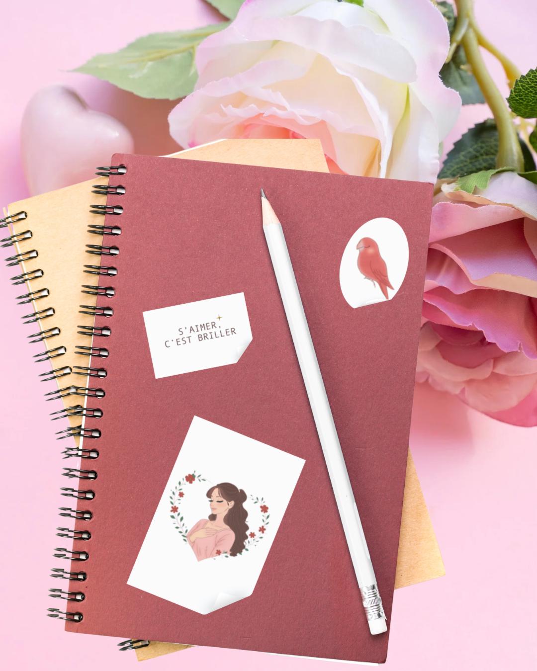 Pack Self Love - Papeterie illustré douce et inspirante
