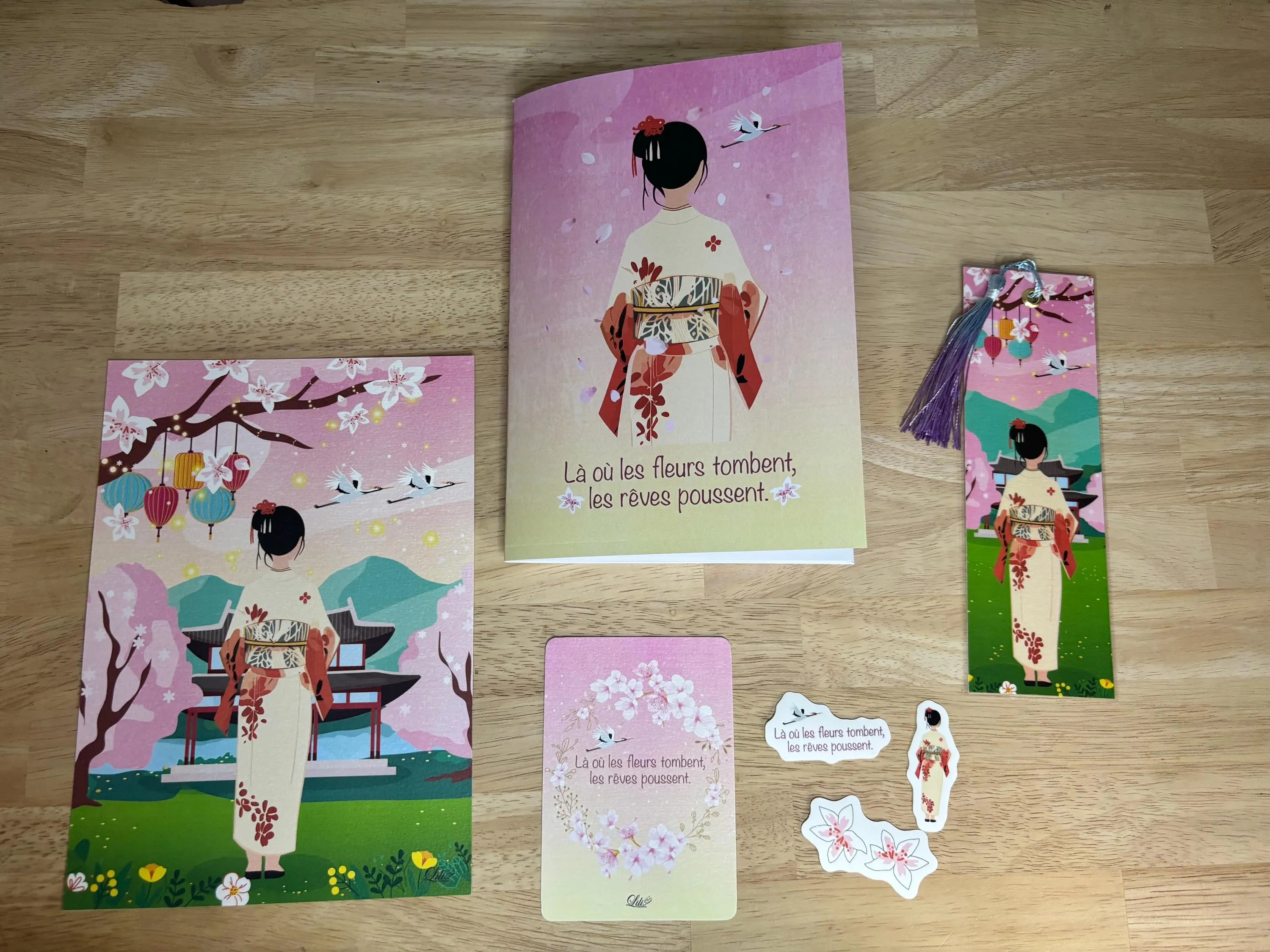 Pack Blossom Dream - Papeterie illustrée