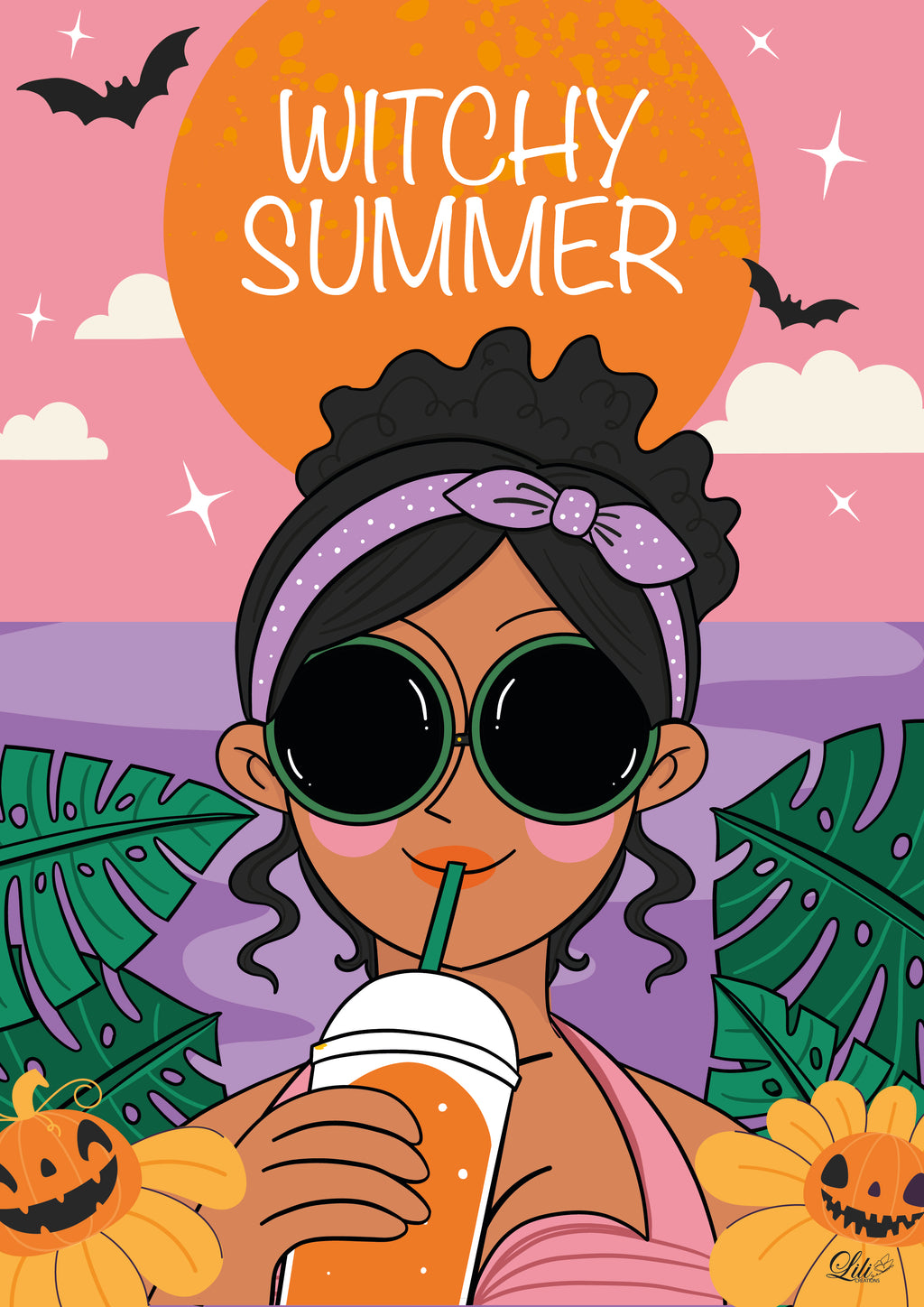 Affiche Witchy Summer  - Print A5 / A4)