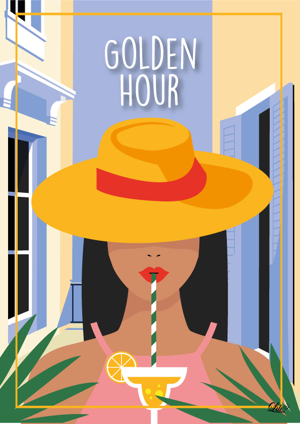 Affiche Golden Hour - Print A5 / A4)
